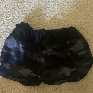Camo Atheta workout shorts
